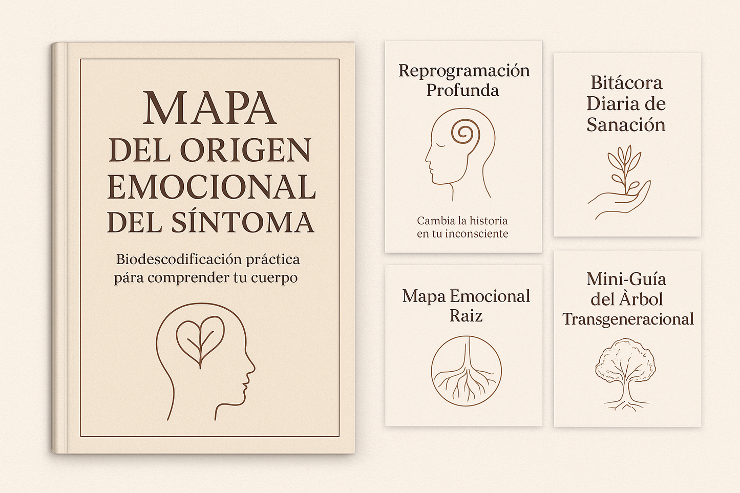 Mapa del origen emocional del síntoma. 21 días para identificar la raíz emocional de tus síntomas y empezar a sanar con claridad y dirección.