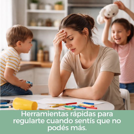 Herramientas rápidas para regularte cuando sentís que no podés más.